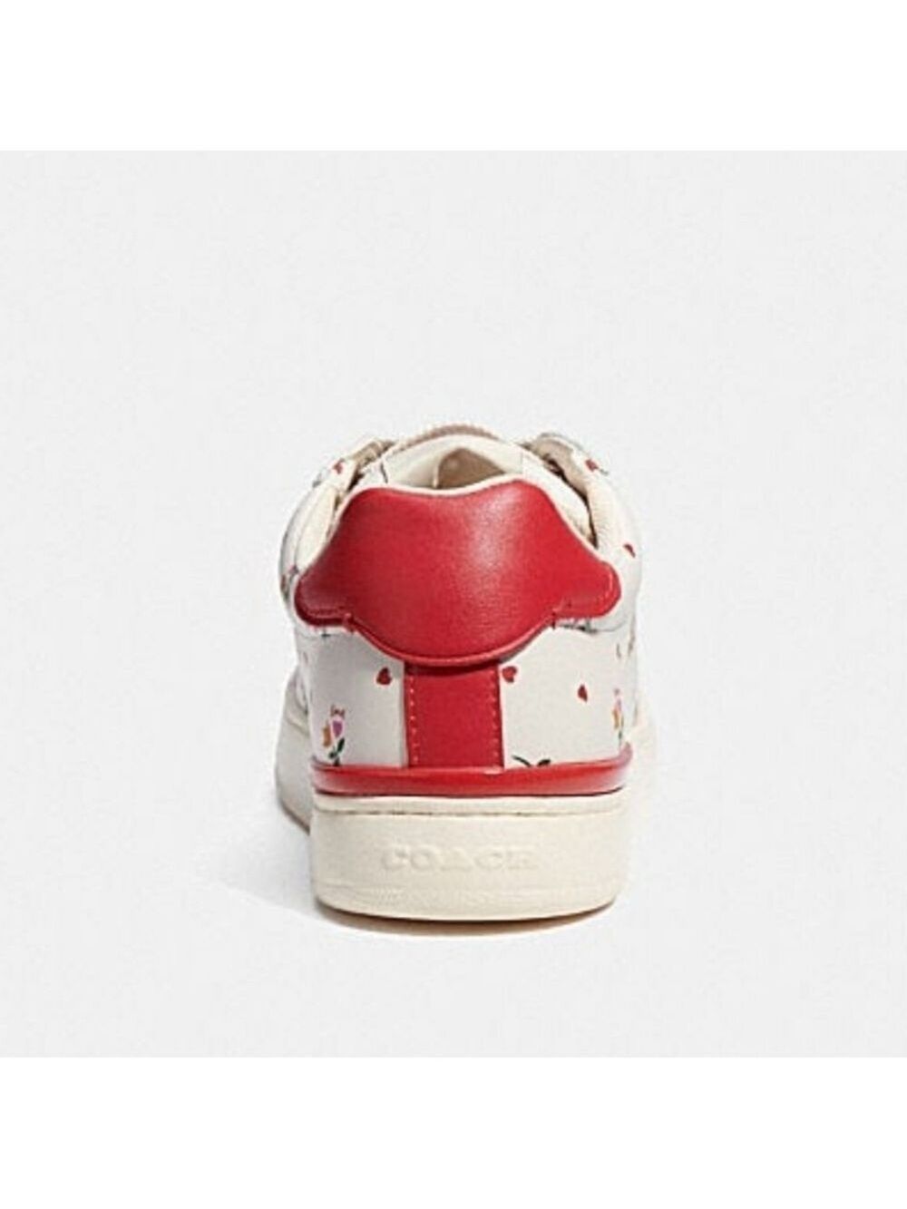 Coach Clip Low Top Sneakers with Hearts Size 10 - Picture 3 of 6